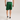 back view of man wearing soffe Polyester Interlock Performance Short in green
