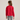 back view of girl wearing soffe Youth Classic Crew Sweatshirt in red