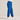 side view of boy wearing Juvenile Classic Sweatpant royal blue color