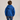 back view of boy wearing soffe Juvenile Classic Zip Hooded Sweatshirt in royal blue