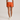 back view of model wearing authentic soffe shorts orange color